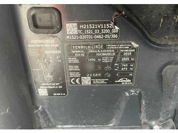 Carretilla elevadora eléctrica Linde E14-02: foto 4