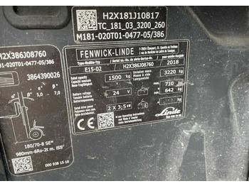 Carretilla elevadora eléctrica Linde E15-02: foto 3 Carretilla elevadora eléctrica Linde E15-02: foto 3