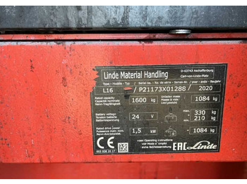 Apilador Linde L16: foto 5
