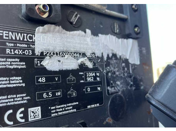 Retráctil Linde R14X: foto 4 Retráctil Linde R14X: foto 4