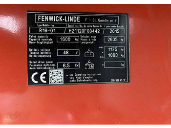 Retráctil Linde R16: foto 4 Retráctil Linde R16: foto 4