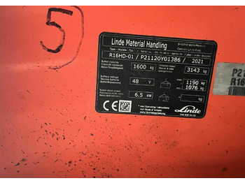 Retráctil Linde R16HD-01: foto 4