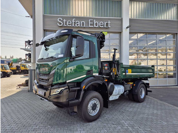 Camión volquete, Camión grúa Iveco T-Way AD190T36W/P 4x4 HIAB X-HIDUO 118E-3 Funk: foto 2