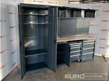 Equipo de taller Unused Boss 2.6m 9 Drawer, 5 Cabinet Tool Station: foto 5