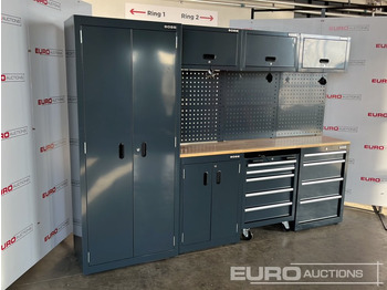 Equipo de taller Unused Boss 2.6m 9 Drawer, 5 Cabinet Tool Station: foto 3