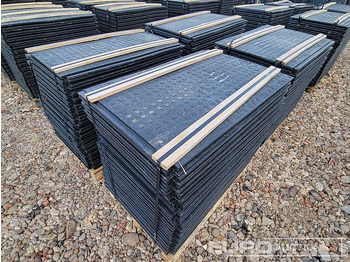 Equipo de construcción nuevo Unused Pallet of Rubber Road Plates (4 of) - Connectable: foto 3