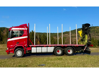Camión forestal, Camión grúa SCANIA R520 XT: foto 3