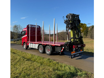 Camión forestal, Camión grúa SCANIA R520 XT: foto 4