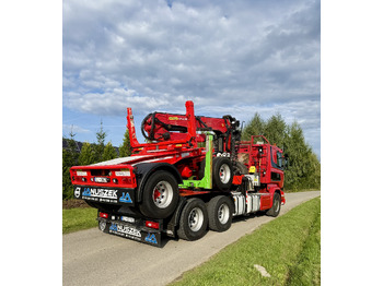 Camión forestal, Camión grúa para transporte de madera SCANIA R580: foto 5