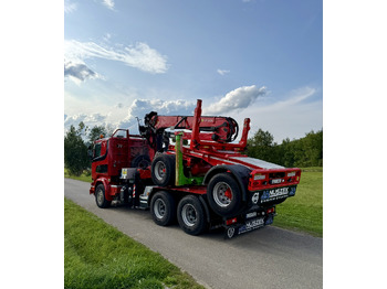 Camión forestal, Camión grúa para transporte de madera SCANIA R580: foto 4