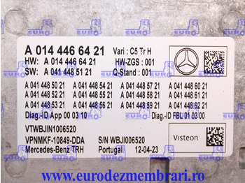 Unidad de control para Camión CALCULATOR UNITATE MULTIMEDIA MERCEDES ACTROS MP5 A0144466421: foto 3