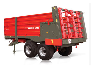 Esparcidor de estiércol nuevo Ursus Rozrzutnik obornika 6 t / Разбрасыватель навоза / Miststreuer / Manure spreader 6 t: foto 2