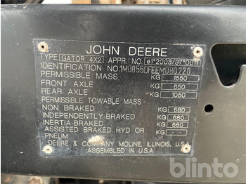 Cuadrimoto John Deere Gator XUV 855D 4x2 (2014): foto 5 Cuadrimoto John Deere Gator XUV 855D 4x2 (2014): foto 5