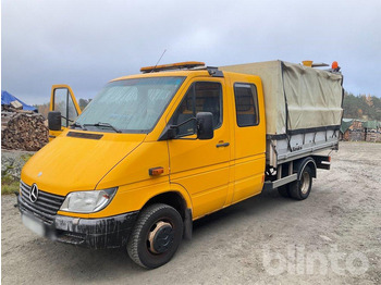 Furgoneta con lona MERCEDES-BENZ