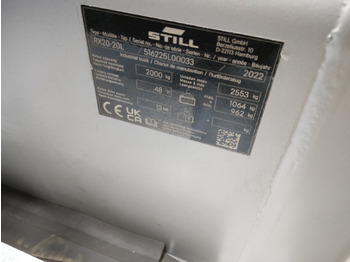 Carretilla elevadora eléctrica STILL RX20-20L: foto 5 Carretilla elevadora eléctrica STILL RX20-20L: foto 5