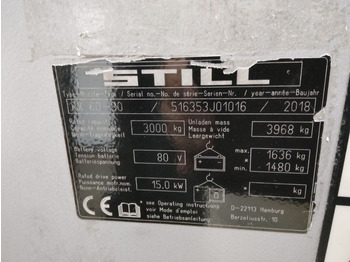 Carretilla elevadora eléctrica Still RX60-30: foto 5 Carretilla elevadora eléctrica Still RX60-30: foto 5