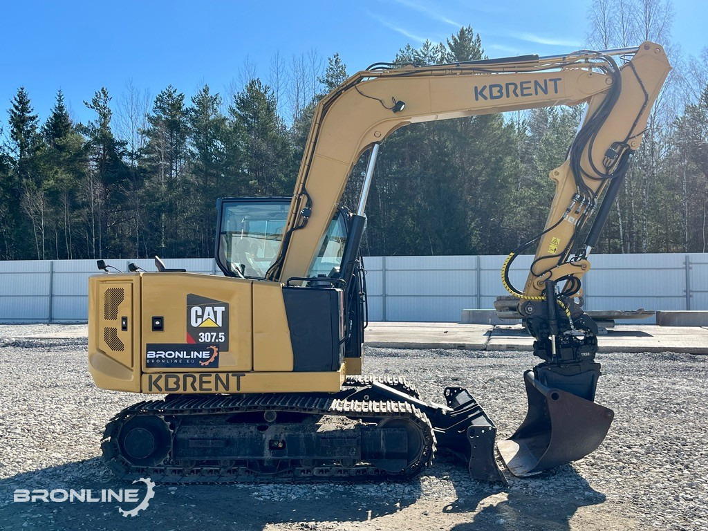 2019 Caterpillar 307.5 ROTOTILT / CENTRAL LUBRICATION / S50 - Excavadora de cadenas: foto 4 2019 Caterpillar 307.5 ROTOTILT / CENTRAL LUBRICATION / S50 - Excavadora de cadenas: foto 4