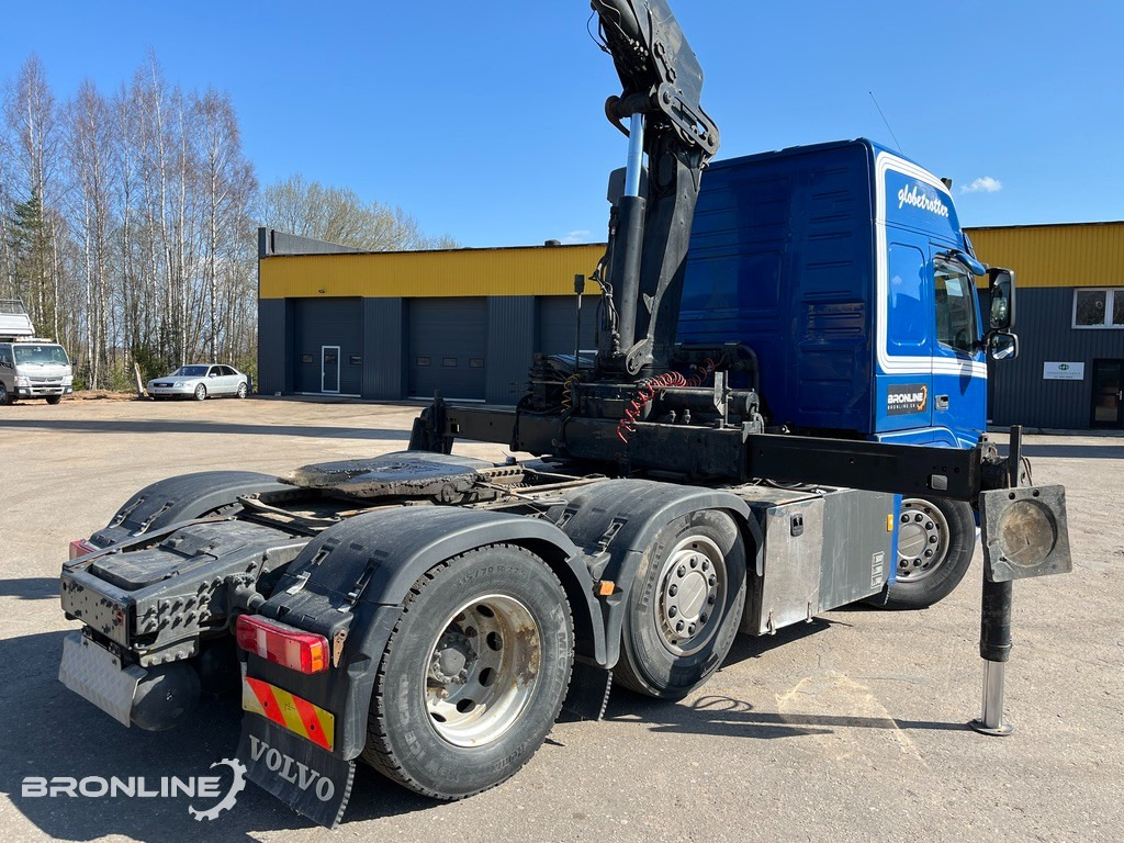 2008 VOLVO FM440 6x2+HIAB Crane+Platform trailer - Cabeza tractora, Semirremolque plataforma/ Caja abierta: foto 5 2008 VOLVO FM440 6x2+HIAB Crane+Platform trailer - Cabeza tractora, Semirremolque plataforma/ Caja abierta: foto 5