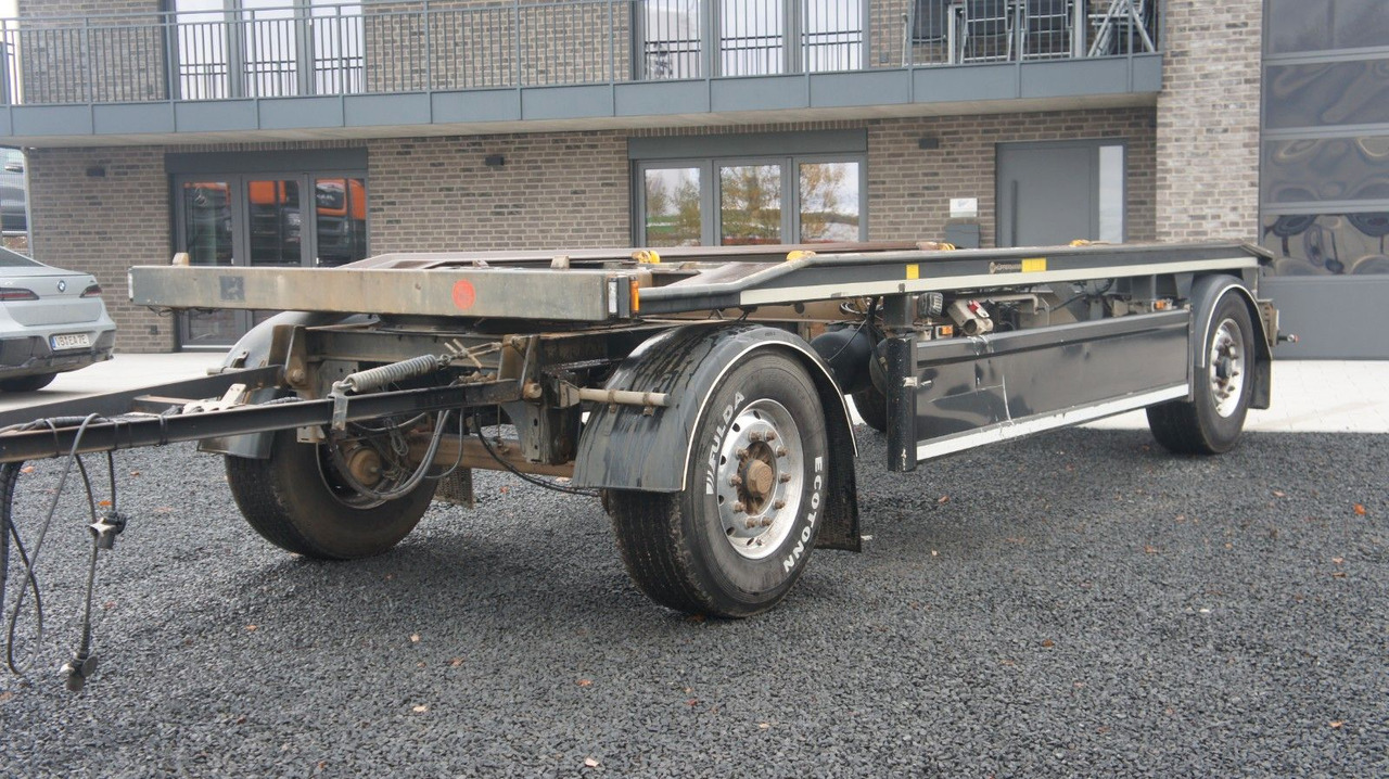 Hüffermann HAR 18.67 Abrollanhänger BPW - Remolque multilift/ Portacontenedores de cadenas: foto 1 Hüffermann HAR 18.67 Abrollanhänger BPW - Remolque multilift/ Portacontenedores de cadenas: foto 1