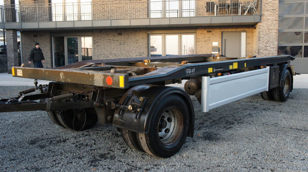 Hüffermann HAR 18.70 Abrollanhänger Abroller Doppelbereifun - Remolque multilift/ Portacontenedores de cadenas: foto 2 Hüffermann HAR 18.70 Abrollanhänger Abroller Doppelbereifun - Remolque multilift/ Portacontenedores de cadenas: foto 2