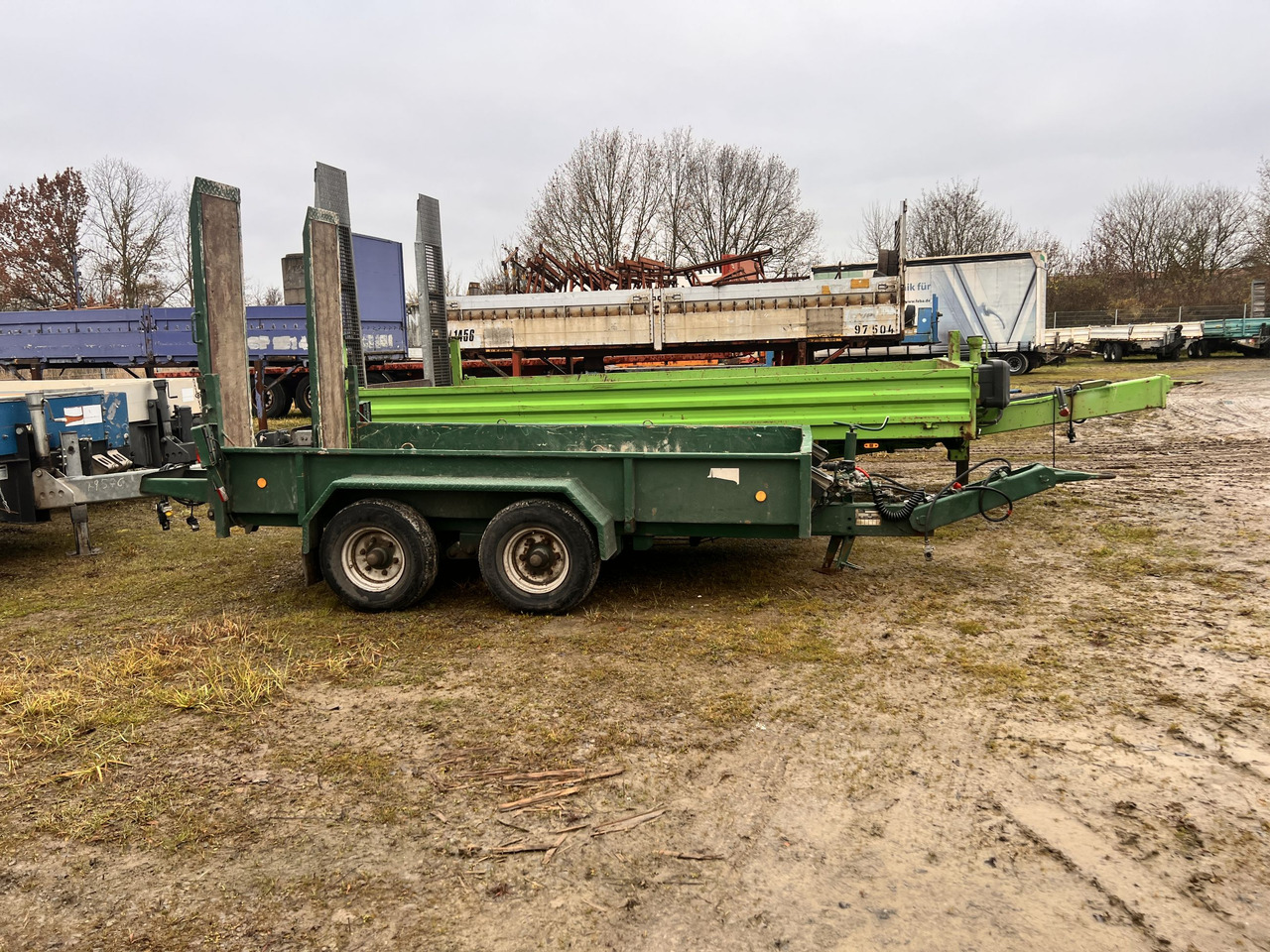 Blomenroehr 545/5000 Tandemtieflader - Remolque góndola rebajadas: foto 1 Blomenroehr 545/5000 Tandemtieflader - Remolque góndola rebajadas: foto 1