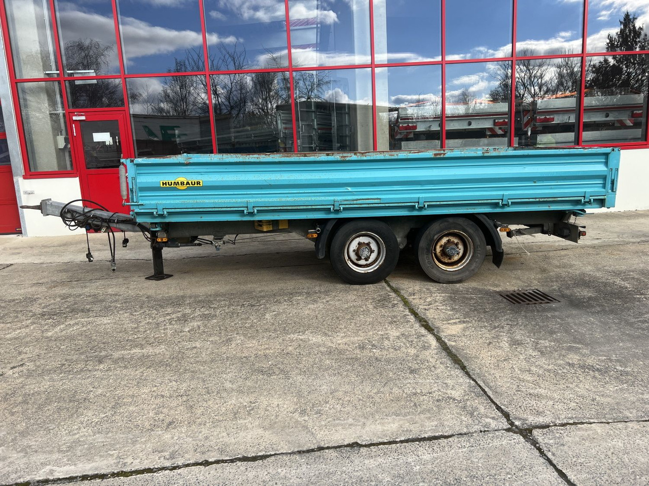 Humbaur HTK 10 50 24  Tandem Kipper- Tieflader - Remolque volquete: foto 4 Humbaur HTK 10 50 24  Tandem Kipper- Tieflader - Remolque volquete: foto 4