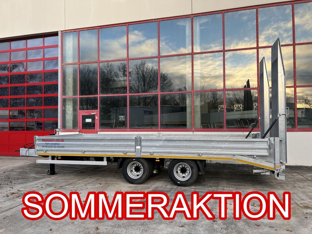 Remolque góndola rebajadas Möslein 19 t Tandemtieflader,Neufahrzeug: foto 1