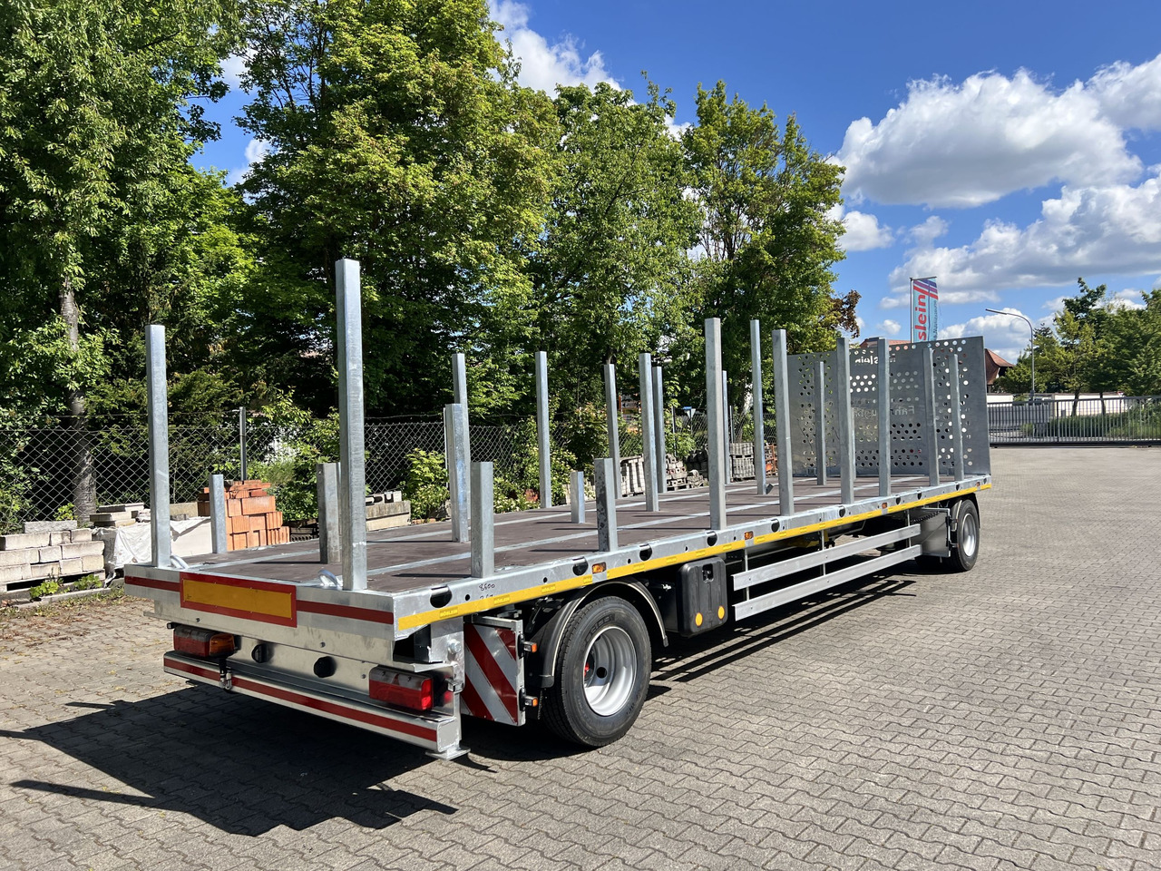 Möslein T 2 Plato 8,6m 2 Achs Jumbo- Plato- Anhänger - Remolque plataforma/ Caja abierta: foto 4 Möslein T 2 Plato 8,6m 2 Achs Jumbo- Plato- Anhänger - Remolque plataforma/ Caja abierta: foto 4