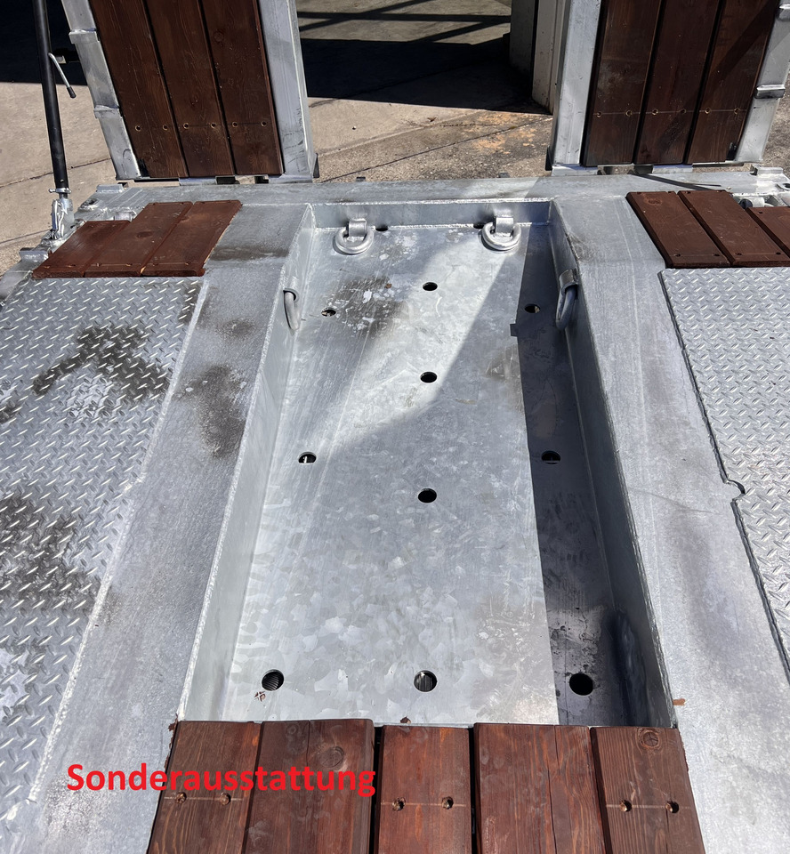 Remolque góndola rebajadas para transporte de equipos pesados nuevo Möslein T 3-6,60 VB  3 Achs Tieflader- Anhänger, Luftgefedert, Verbreiterung: foto 8