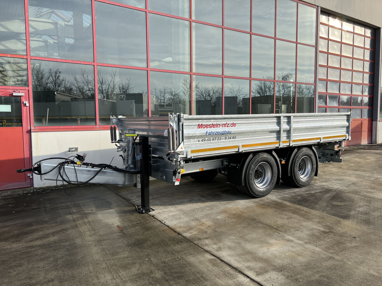 Remolque volquete nuevo Möslein TTD 19 B  neuer 19 t Tandemkipper- Tieflader: foto 6