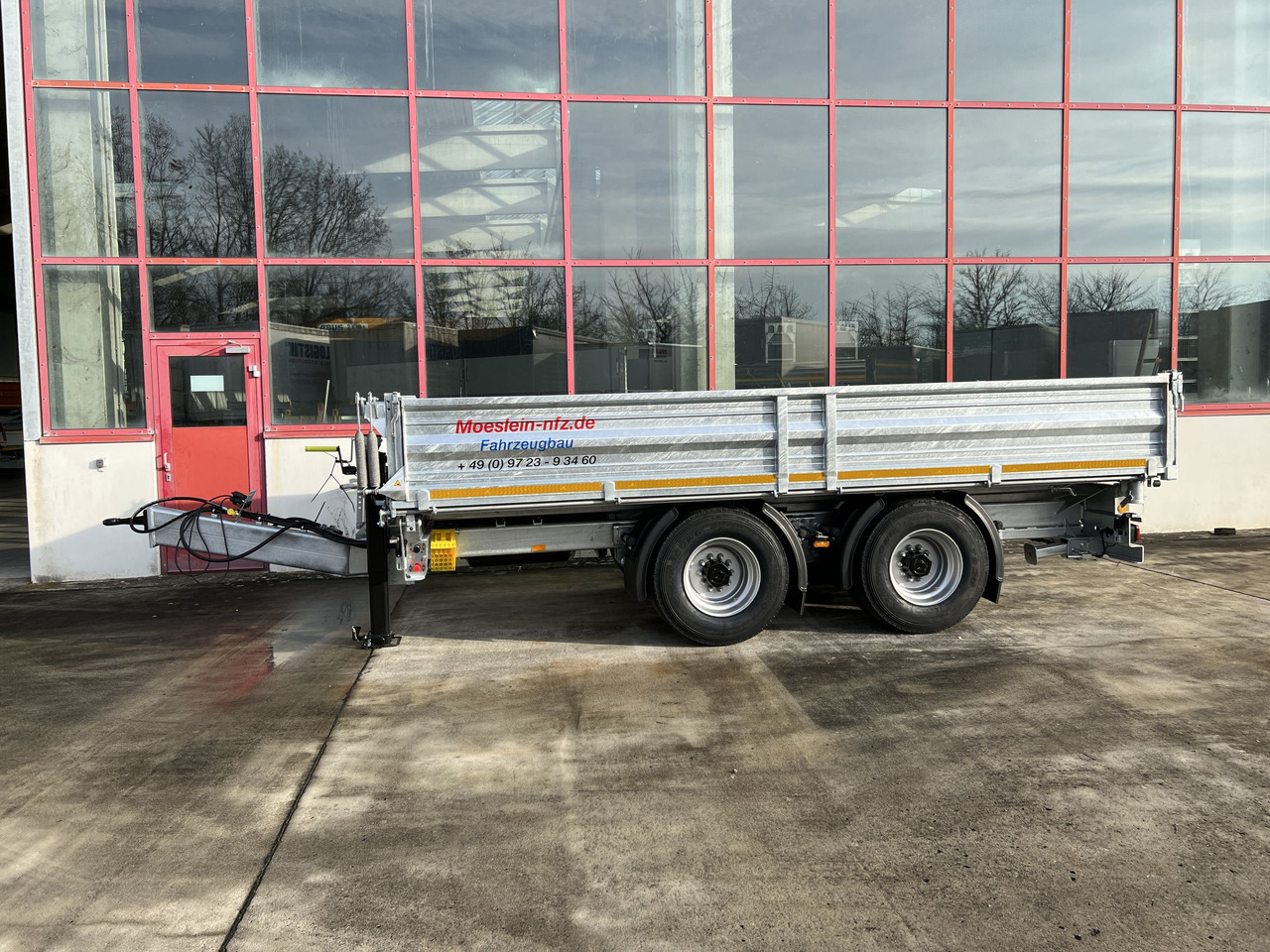 Remolque volquete nuevo Möslein TTD 19 B  neuer 19 t Tandemkipper- Tieflader: foto 12