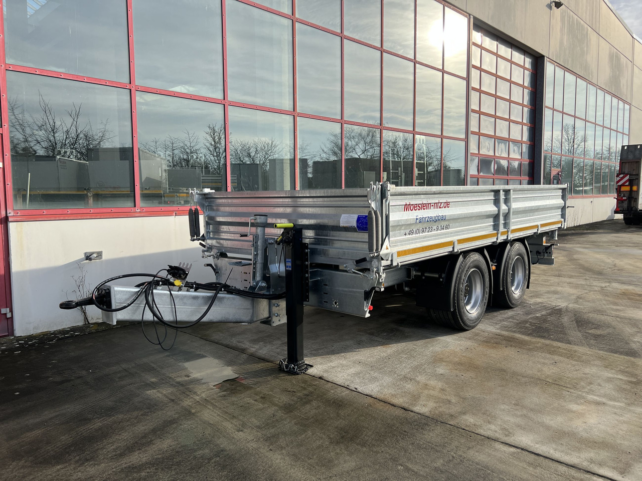 Remolque volquete nuevo Möslein TTD 19 B  neuer 19 t Tandemkipper- Tieflader: foto 8