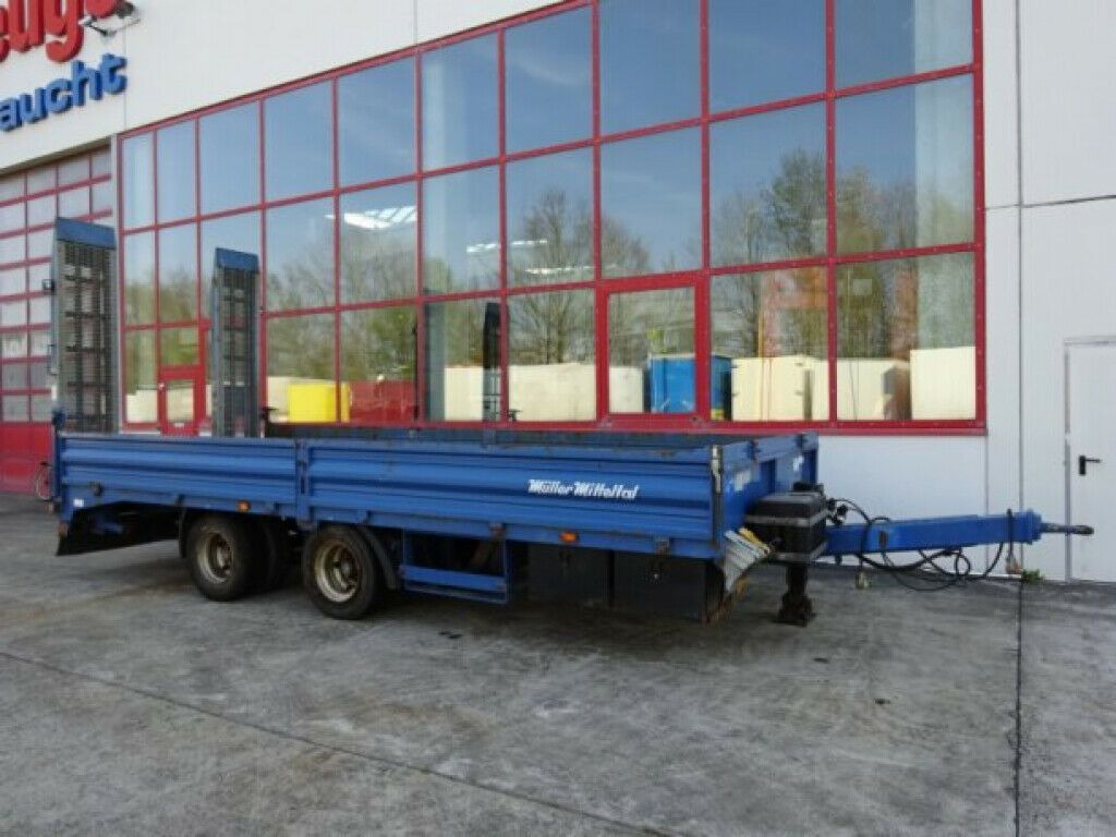 Remolque góndola rebajadas Müller-Mitteltal  18 t GG Tandemtieflader: foto 7