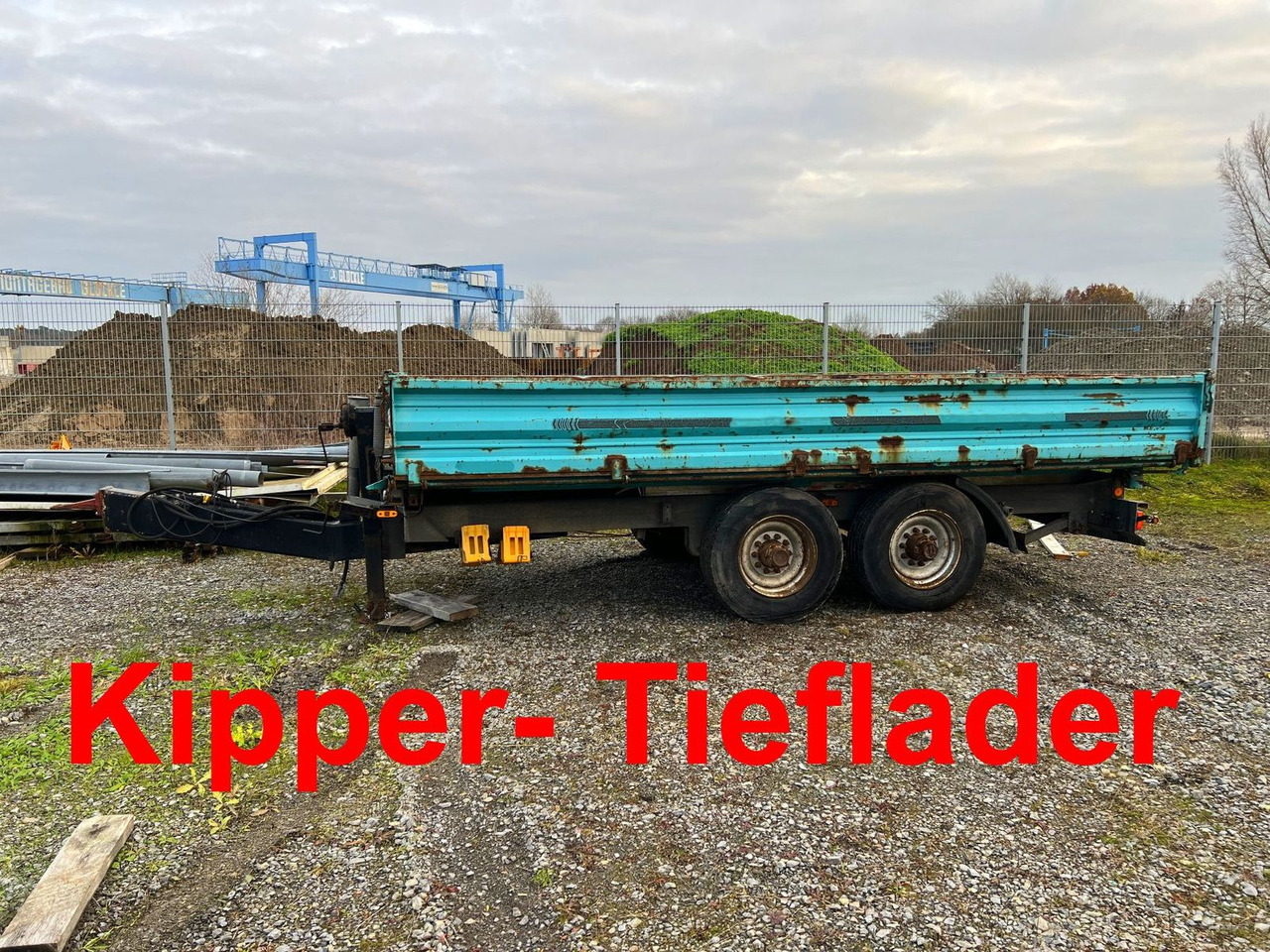 Obermaier 14 t Tandemkipper- Tieflader - Remolque volquete: foto 1 Obermaier 14 t Tandemkipper- Tieflader - Remolque volquete: foto 1