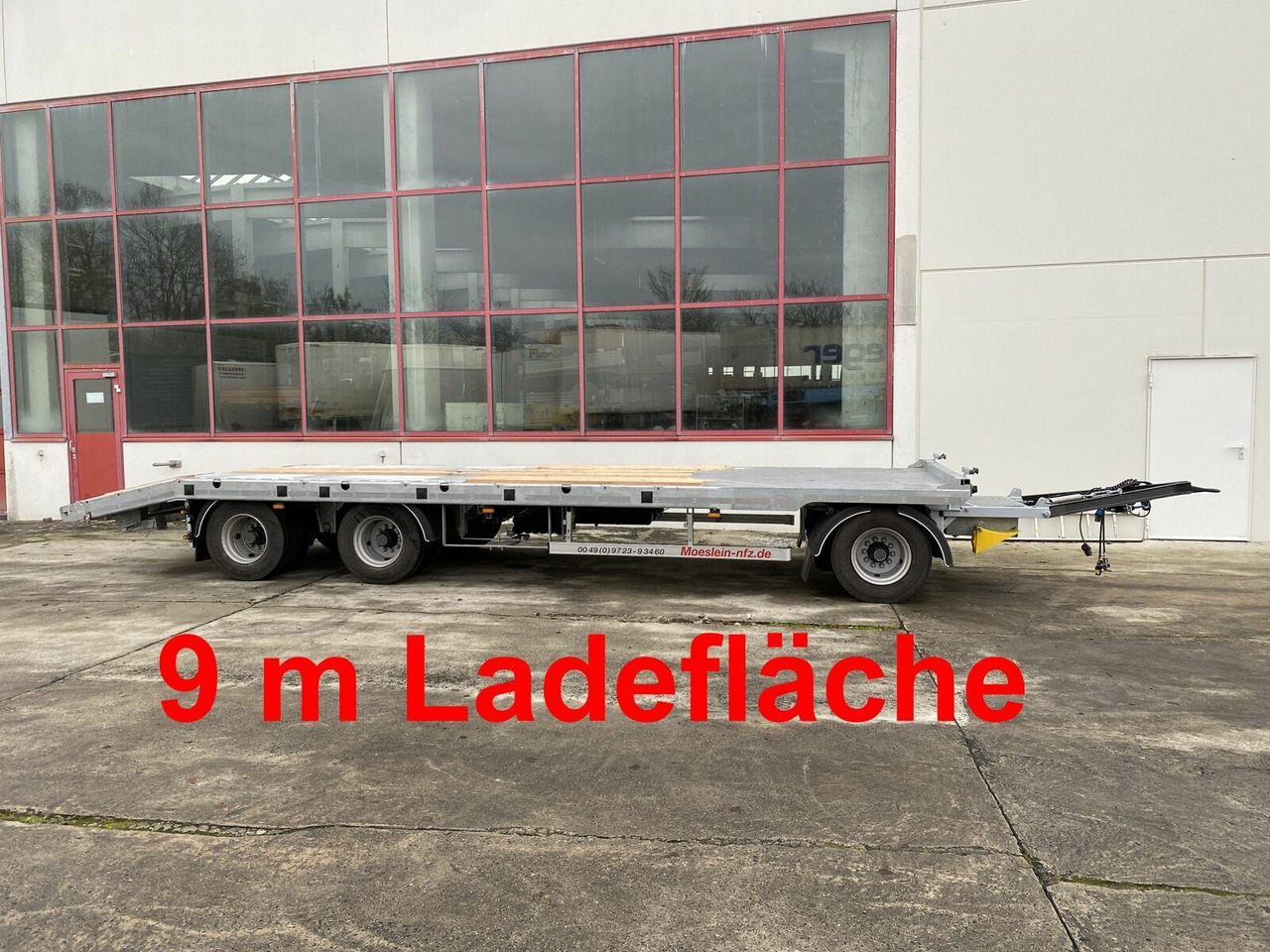 Möslein 3 Achs Plato- Tieflader- Anhänger 9 m - Semirremolque: foto 1 Möslein 3 Achs Plato- Tieflader- Anhänger 9 m - Semirremolque: foto 1
