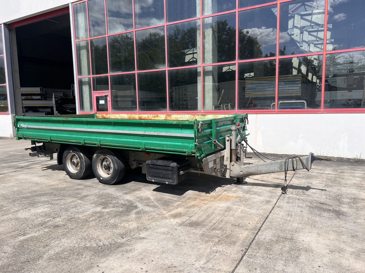 TK  Tandemkipper- Tieflader, wenig Benutzt - Remolque volquete: foto 2 TK  Tandemkipper- Tieflader, wenig Benutzt - Remolque volquete: foto 2