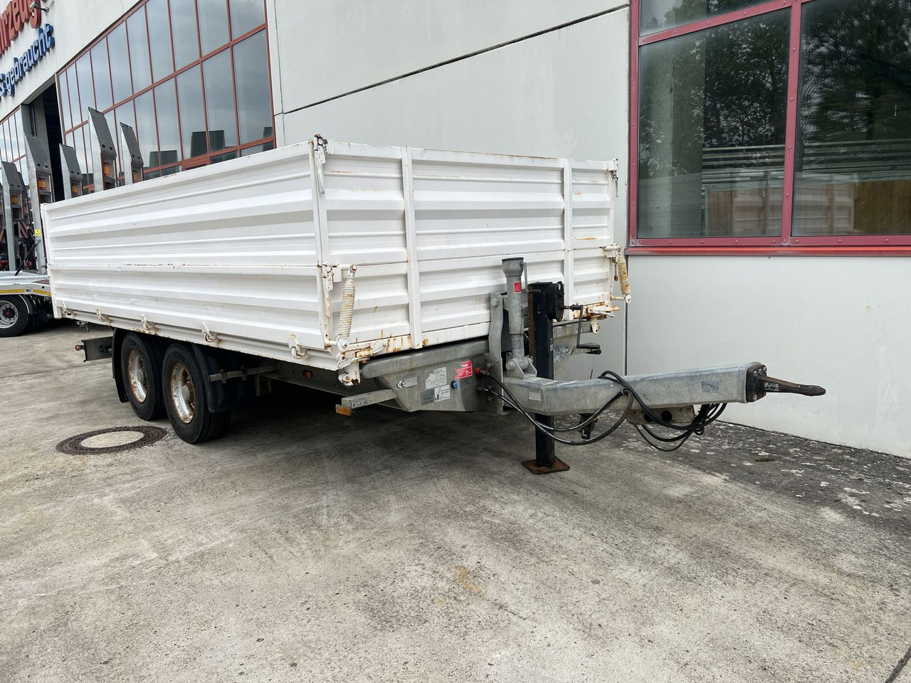 Tandemkipper- Tieflader + Aufsatzbordwände - Remolque volquete: foto 4 Tandemkipper- Tieflader + Aufsatzbordwände - Remolque volquete: foto 4