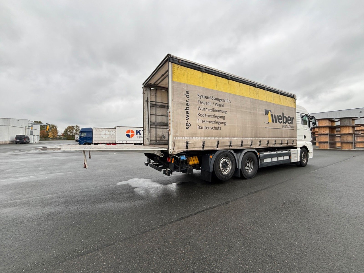 Camión lona MAN TGX 26.480 mit Ladebordwand: foto 18