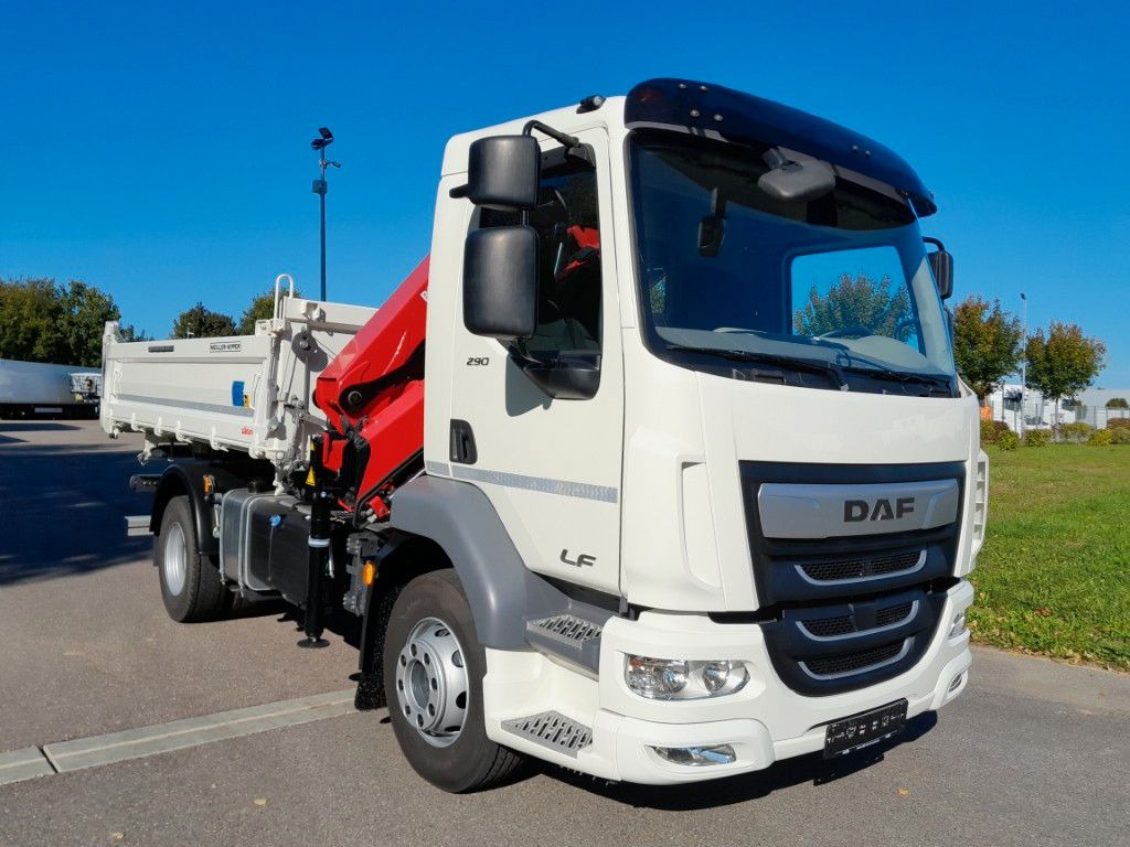 DAF LF 290 16t Meiller Krankipper Tageszulassung DAF LF 290 16t Meiller Krankipper Tageszulassung - Camión volquete, Camión grúa: foto 1 DAF LF 290 16t Meiller Krankipper Tageszulassung DAF LF 290 16t Meiller Krankipper Tageszulassung - Camión volquete, Camión grúa: foto 1