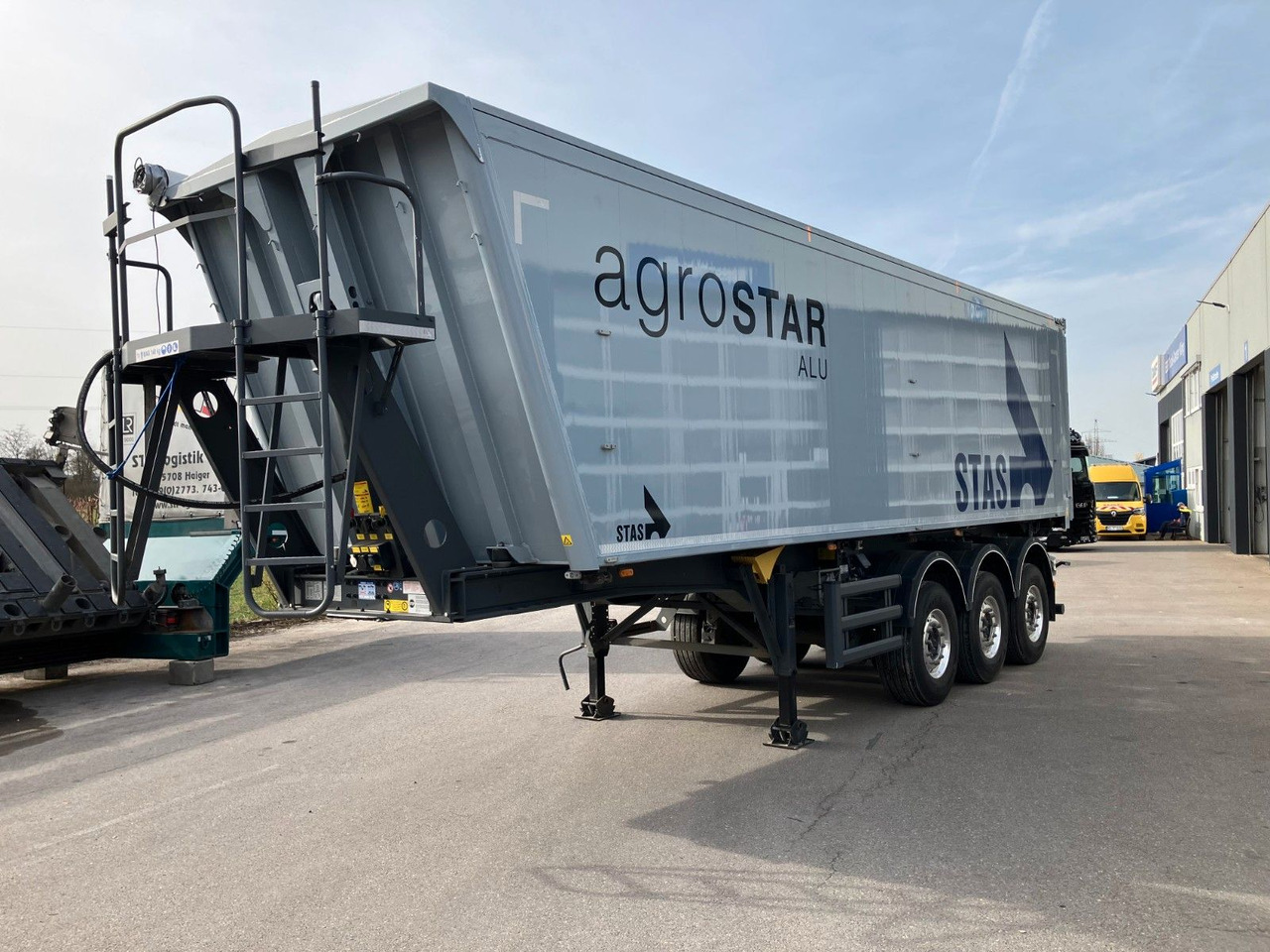 Stas AgroStar 47,3 cbm Alu-Kippsattelauflieger - Semirremolque volquete: foto 1 Stas AgroStar 47,3 cbm Alu-Kippsattelauflieger - Semirremolque volquete: foto 1