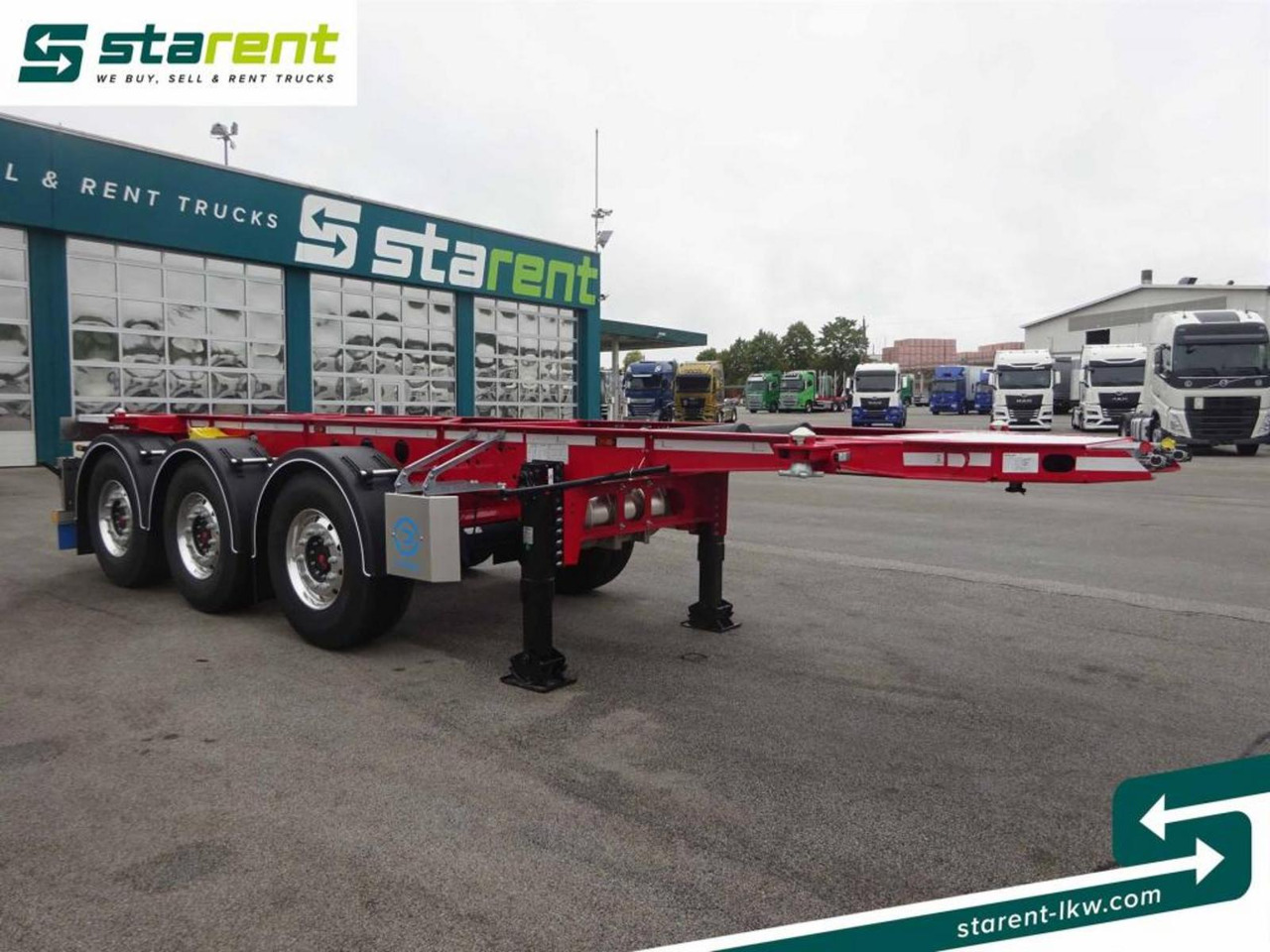 D-TEC Containercarrier CC-20-3-T ADR 1x20 Lift-A - Remolque portacontenedore/ Intercambiable: foto 3 D-TEC Containercarrier CC-20-3-T ADR 1x20 Lift-A - Remolque portacontenedore/ Intercambiable: foto 3