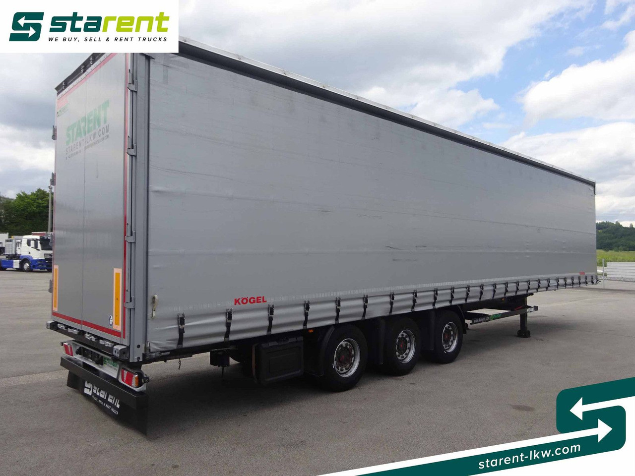 Kögel Mega Tautliner, Hubdach, Liftachse, DC 9.5 Zert. - Semirremolque lona: foto 5 Kögel Mega Tautliner, Hubdach, Liftachse, DC 9.5 Zert. - Semirremolque lona: foto 5
