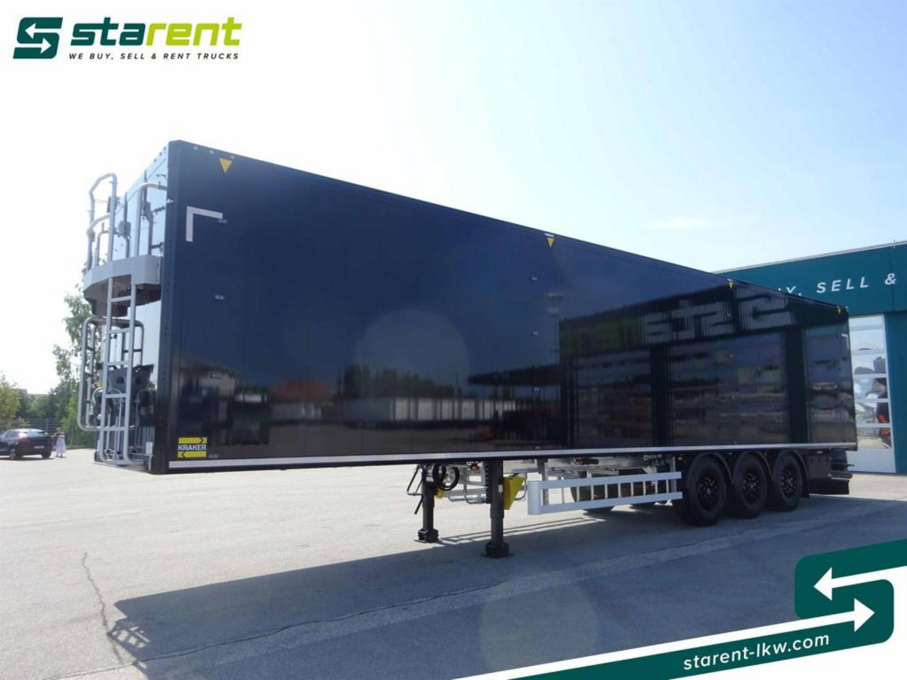 Kraker 8mm 92m³ BPW-Achsen Funk. Verzinkt Liftachse - Semirremolque piso movil: foto 1 Kraker 8mm 92m³ BPW-Achsen Funk. Verzinkt Liftachse - Semirremolque piso movil: foto 1