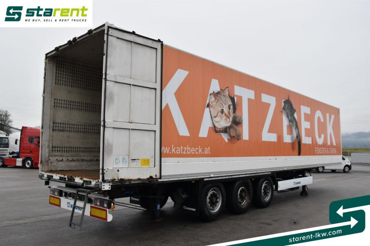 Semirremolque caja cerrada Krone Kleider- Trockenfrachtkoffer Wabco Rückfahrsensor: foto 9