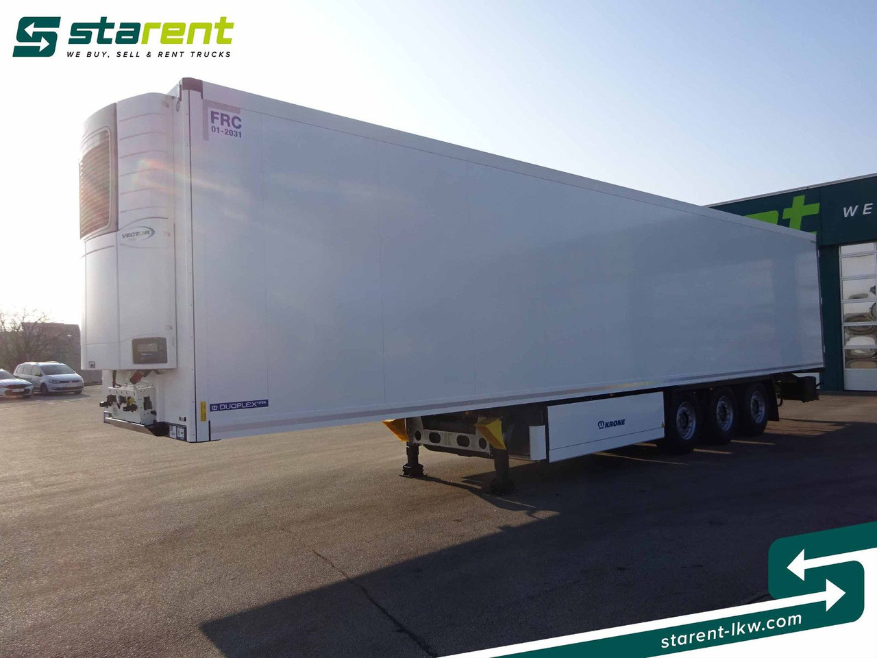 Semirremolque frigorífico Krone Thermotrailer Carrier Vector 1550, Zurrleisten: foto 1