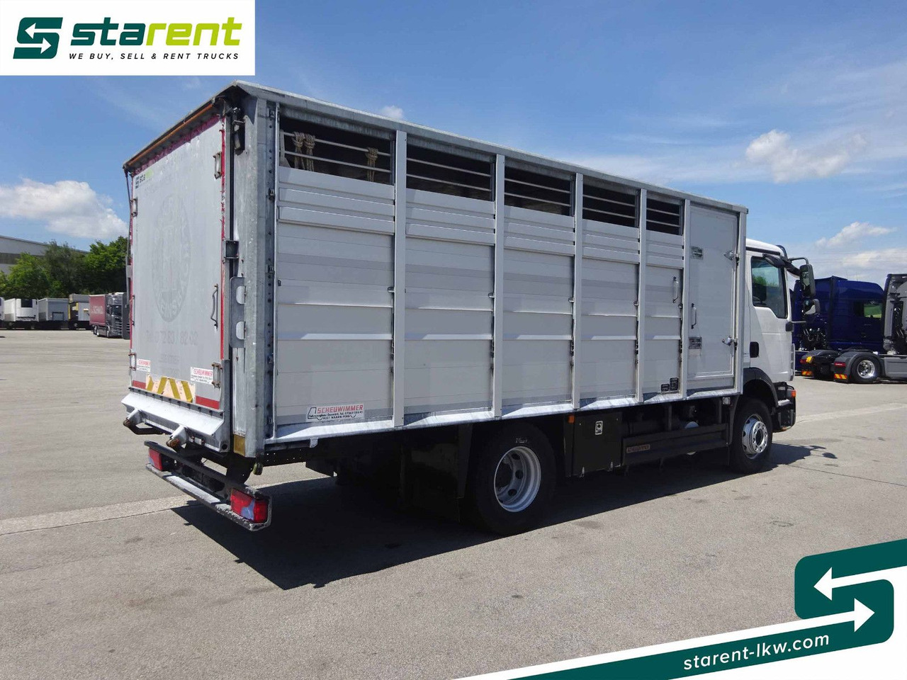 MAN TGM 15.290 Viehtransporter, Scheuwimmer Aufbau - Camión para caballos: foto 5 MAN TGM 15.290 Viehtransporter, Scheuwimmer Aufbau - Camión para caballos: foto 5