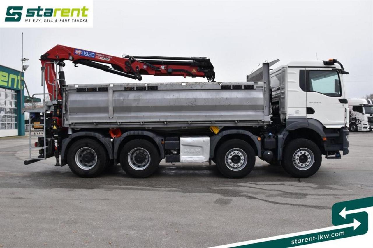 MAN TGS 35.430 8x4 Heckkran HMF1920 Kipper Navigation - Camión volquete, Camión grúa: foto 4 MAN TGS 35.430 8x4 Heckkran HMF1920 Kipper Navigation - Camión volquete, Camión grúa: foto 4