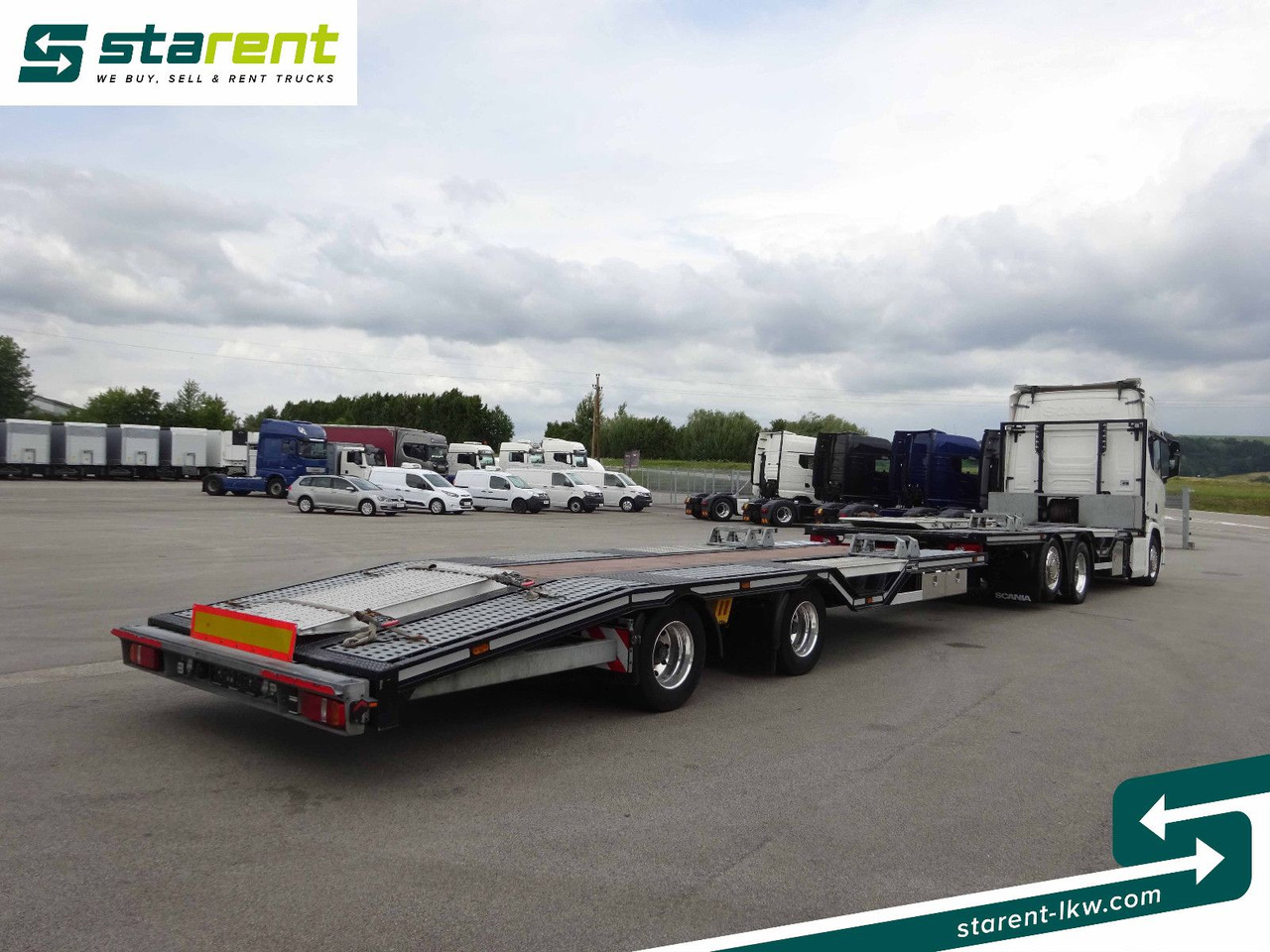 Scania R770 V8 Fahrzeugtransporter + Ziegler Anhänger - Grua de remolque autos: foto 5 Scania R770 V8 Fahrzeugtransporter + Ziegler Anhänger - Grua de remolque autos: foto 5