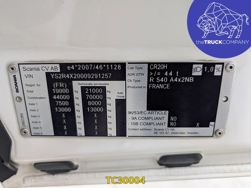 Cabeza tractora Scania R 540: foto 11