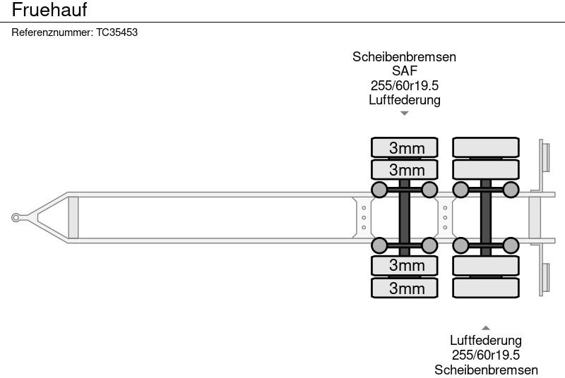 Remolque con toldo Fruehauf: foto 11